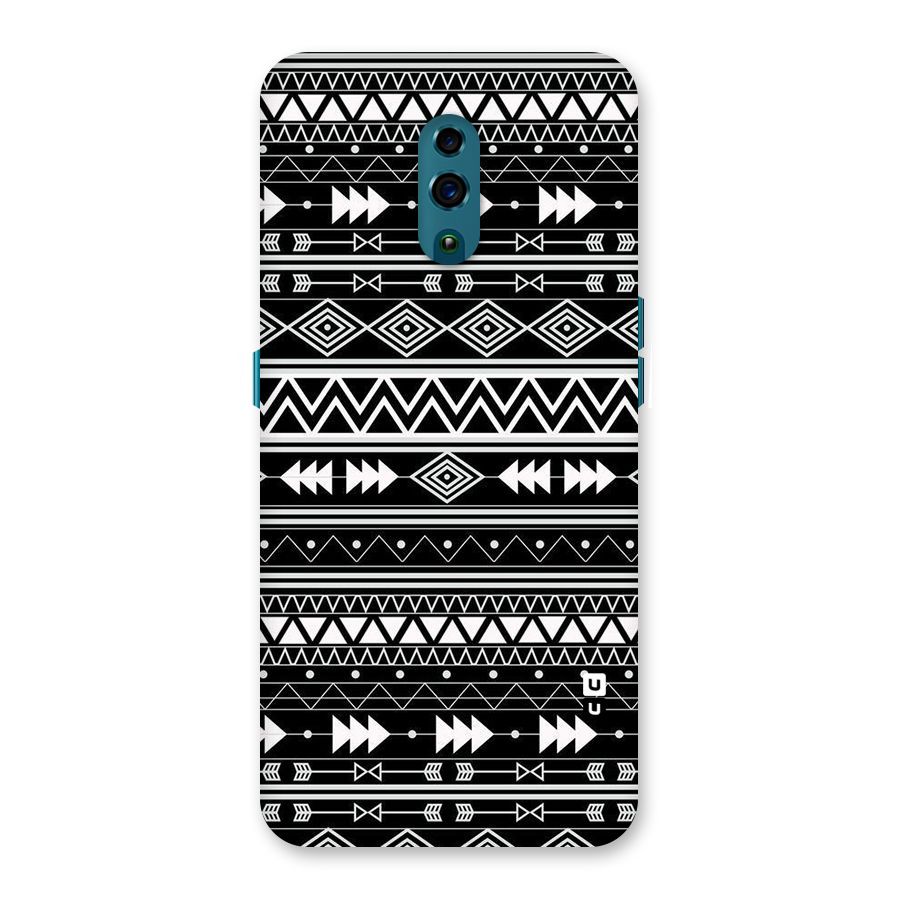 Black Aztec Creativity Back Case for Oppo Reno