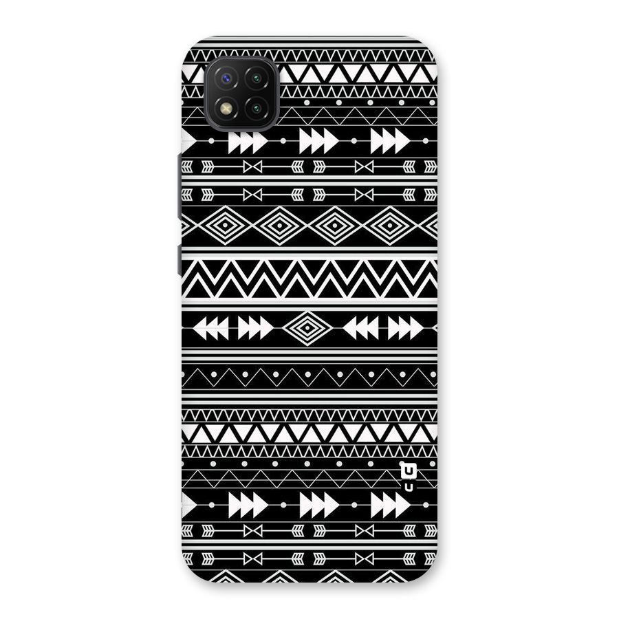 Black Aztec Creativity Back Case for Poco C3