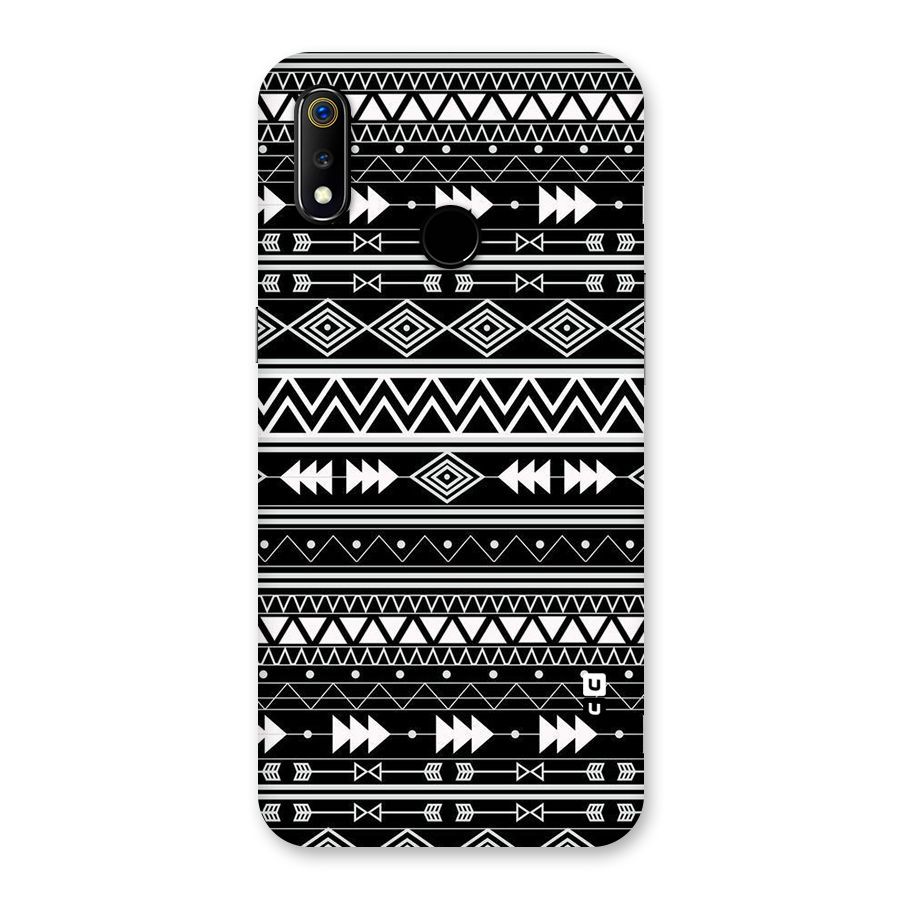 Black Aztec Creativity Back Case for Realme 3
