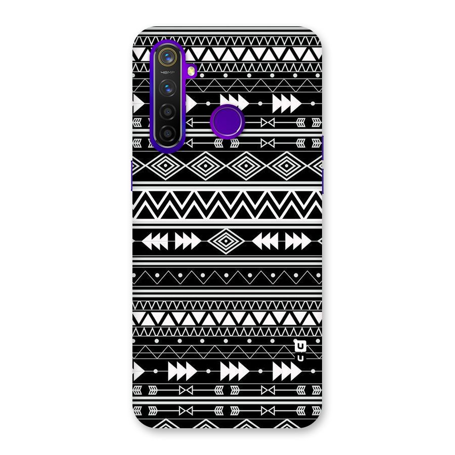 Black Aztec Creativity Back Case for Realme 5 Pro