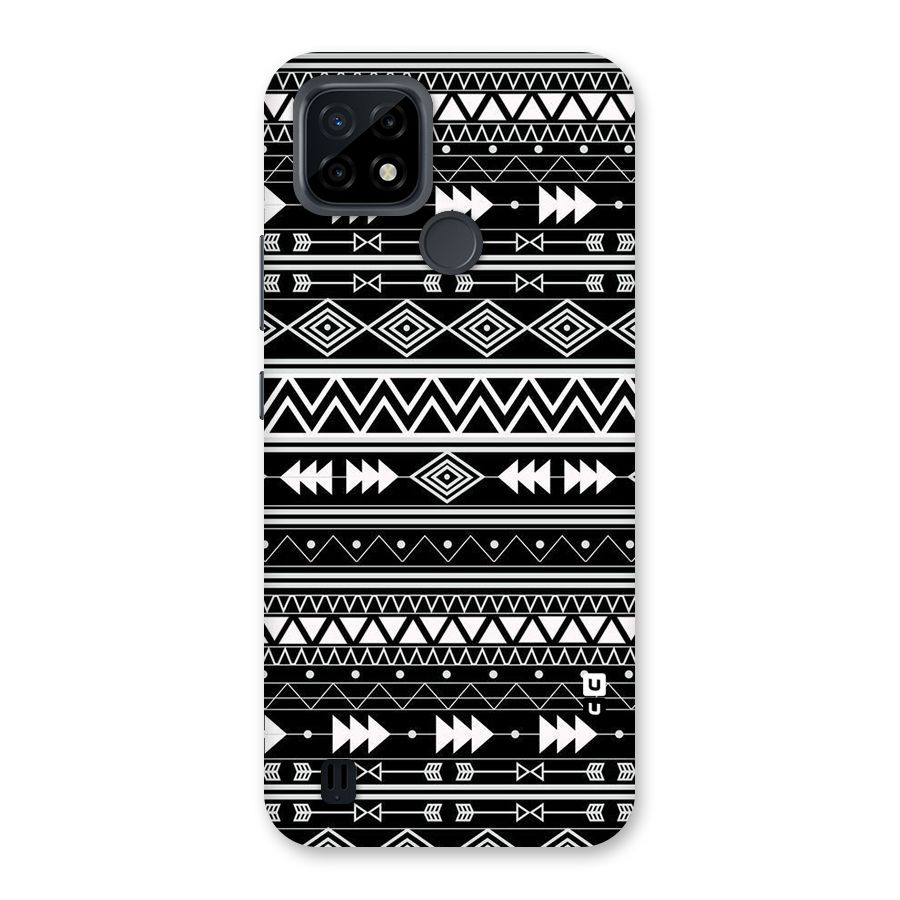 Black Aztec Creativity Back Case for Realme C21
