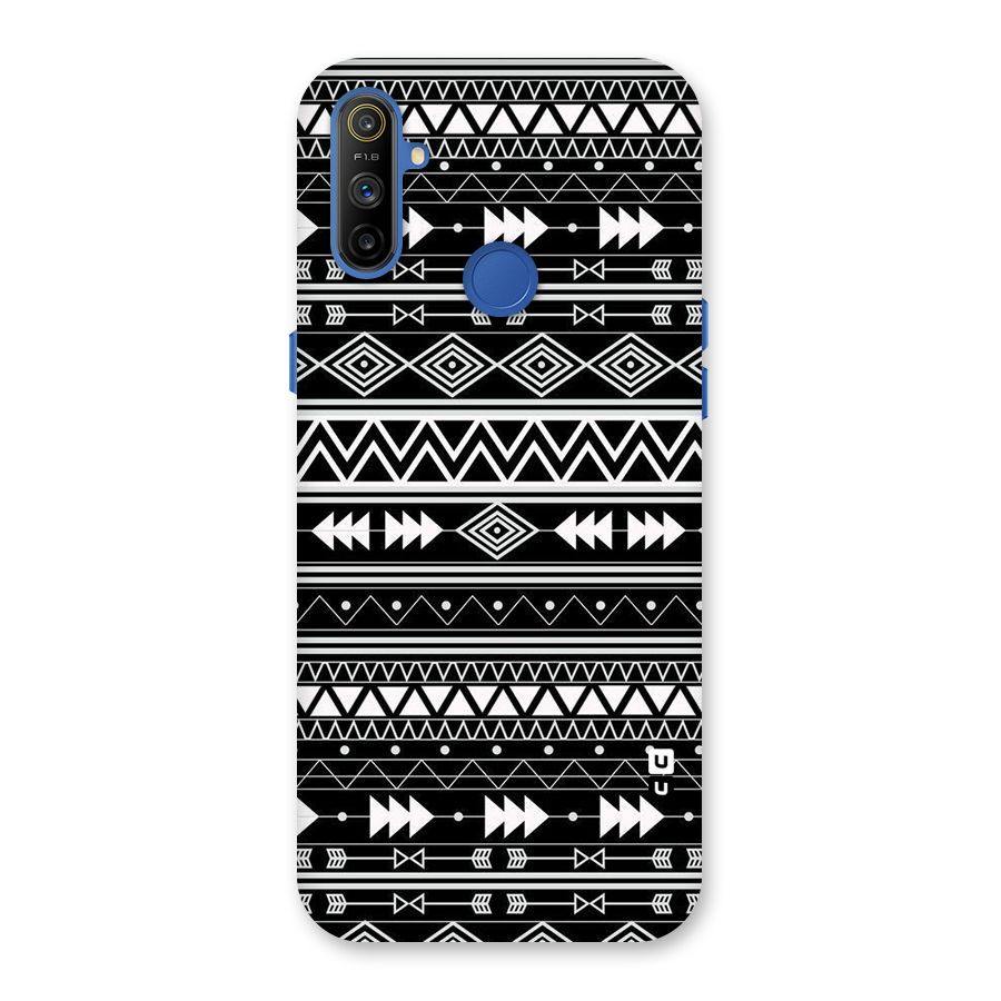 Black Aztec Creativity Back Case for Realme Narzo 10A