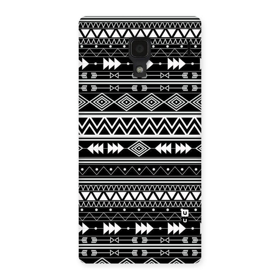 Black Aztec Creativity Back Case for Redmi 1S