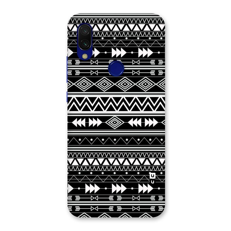 Black Aztec Creativity Back Case for Redmi 7