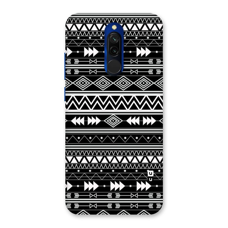 Black Aztec Creativity Back Case for Redmi 8