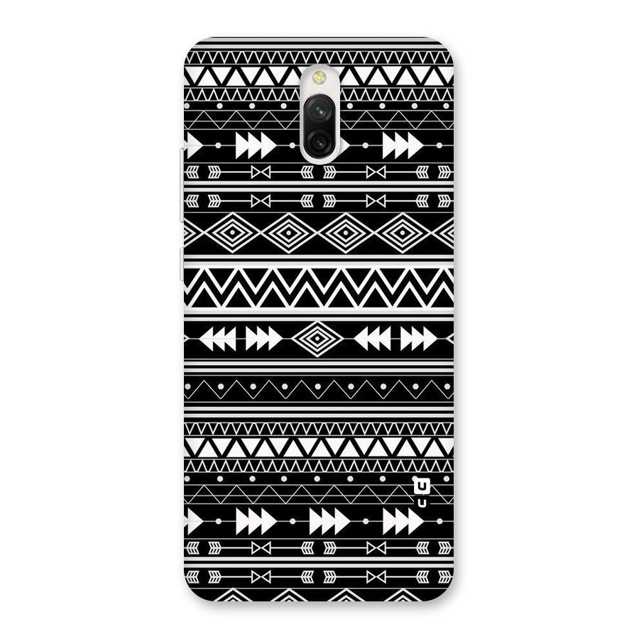 Black Aztec Creativity Back Case for Redmi 8A Dual