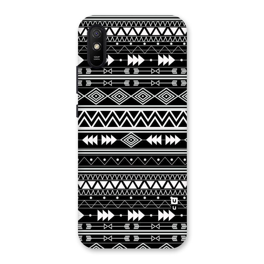 Black Aztec Creativity Back Case for Redmi 9A