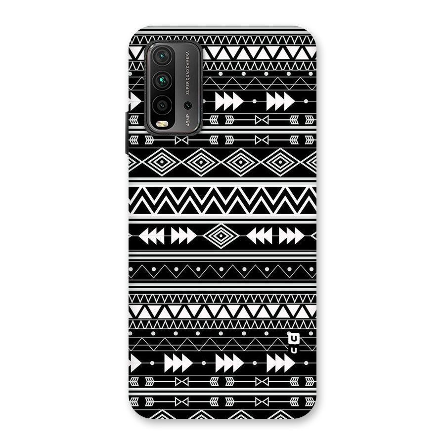 Black Aztec Creativity Back Case for Redmi 9 Power