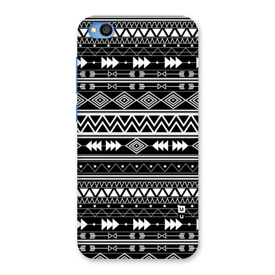 Black Aztec Creativity Back Case for Redmi Go
