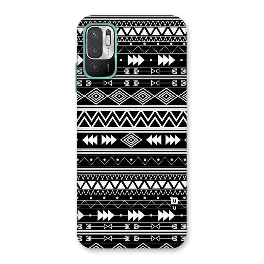 Black Aztec Creativity Back Case for Redmi Note 10T 5G