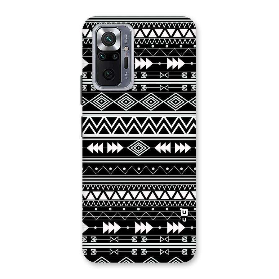 Black Aztec Creativity Back Case for Redmi Note 10 Pro Max