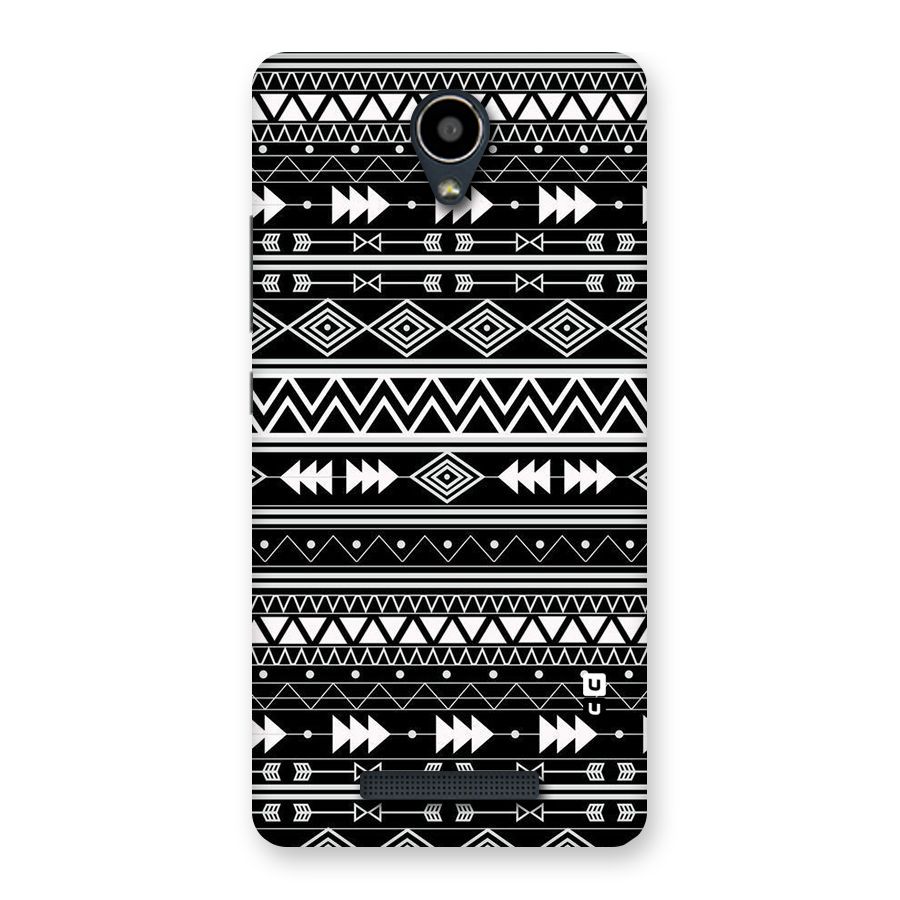 Black Aztec Creativity Back Case for Redmi Note 2