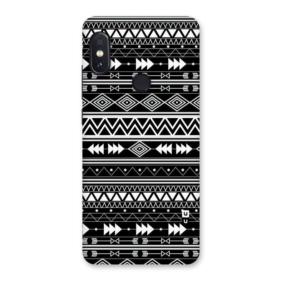 Black Aztec Creativity Back Case for Redmi Note 5 Pro