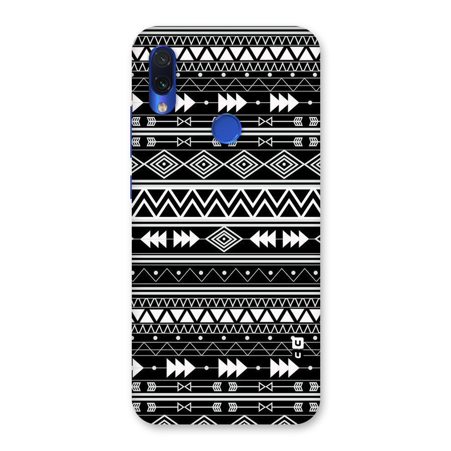 Black Aztec Creativity Back Case for Redmi Note 7