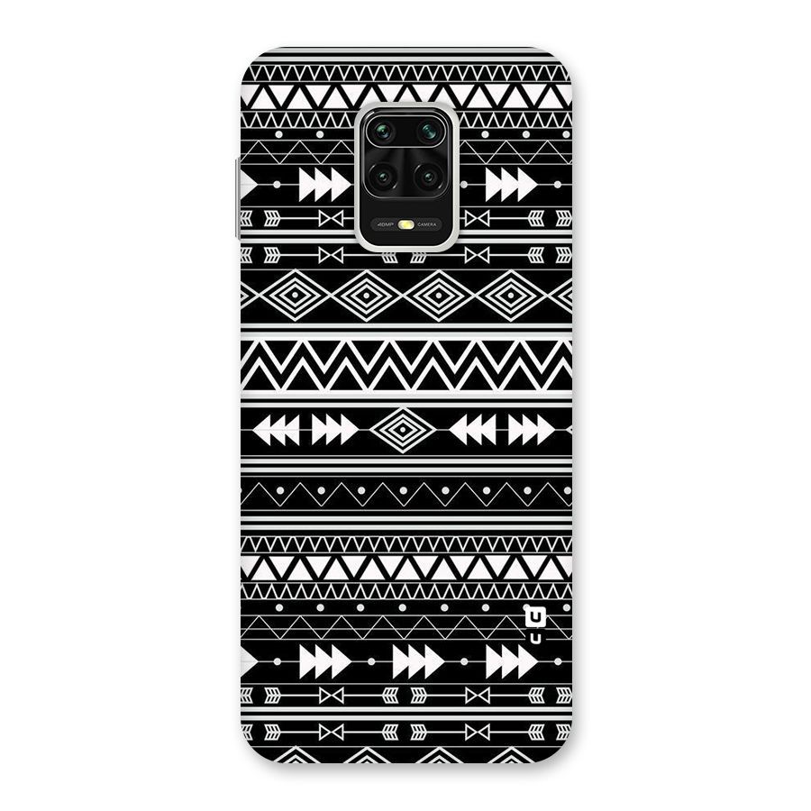 Black Aztec Creativity Back Case for Redmi Note 9 Pro