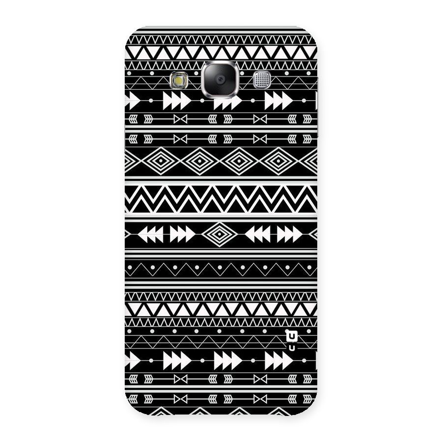 Black Aztec Creativity Back Case for Samsung Galaxy E5