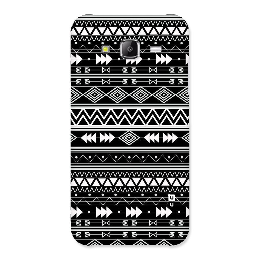 Black Aztec Creativity Back Case for Samsung Galaxy J2 Prime