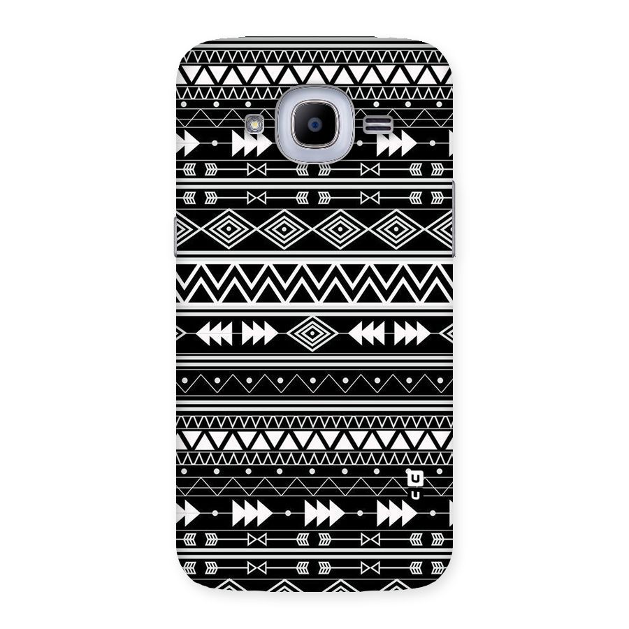 Black Aztec Creativity Back Case for Samsung Galaxy J2 Pro