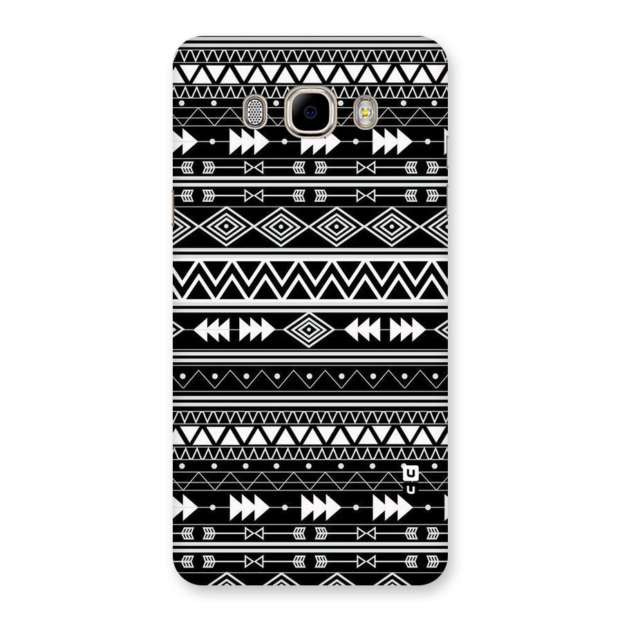Black Aztec Creativity Back Case for Samsung Galaxy J7 2016