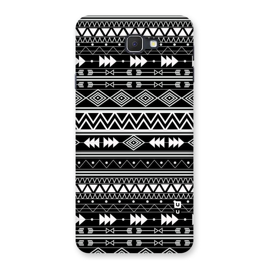 Black Aztec Creativity Back Case for Samsung Galaxy J7 Prime