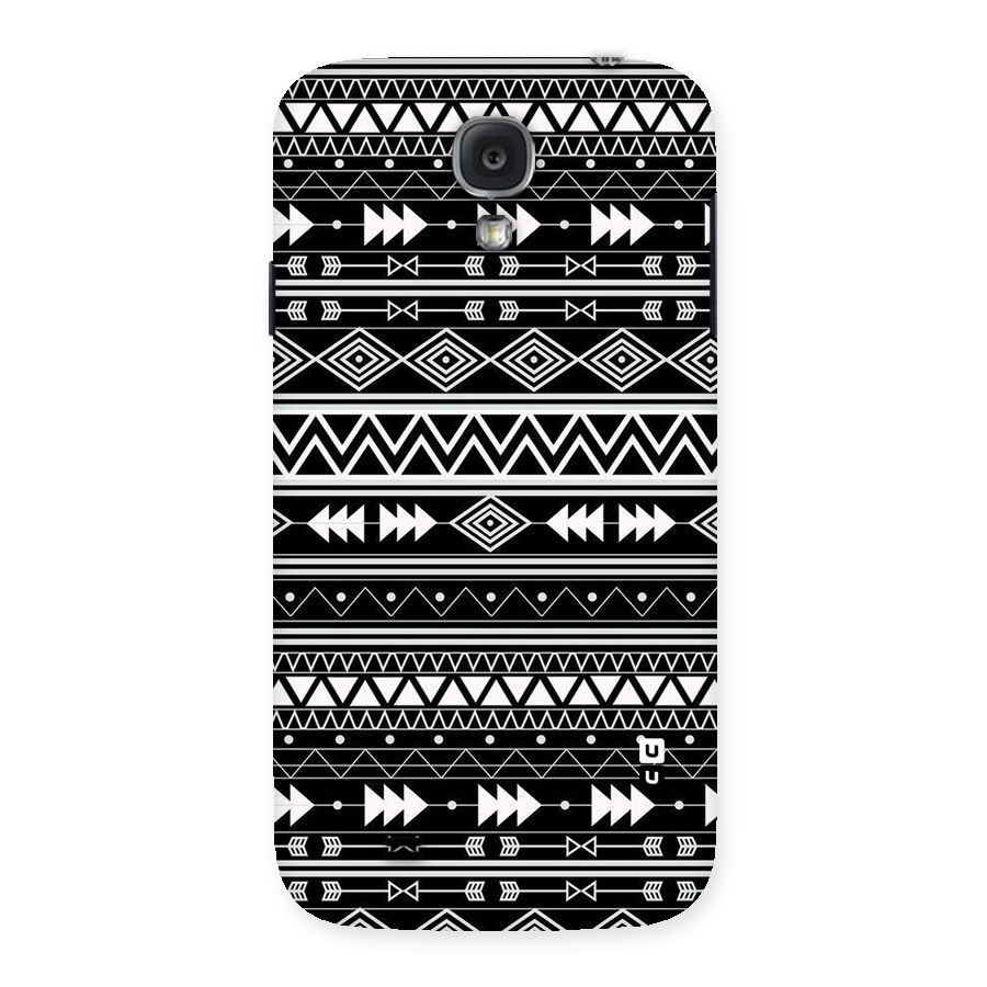 Black Aztec Creativity Back Case for Samsung Galaxy S4