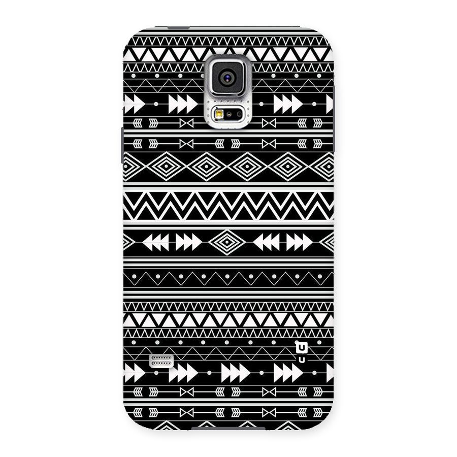 Black Aztec Creativity Back Case for Samsung Galaxy S5