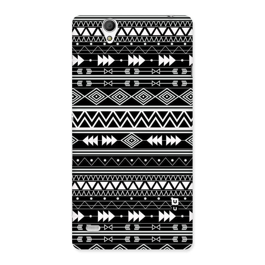 Black Aztec Creativity Back Case for Sony Xperia C4