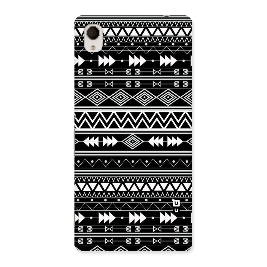 Black Aztec Creativity Back Case for Sony Xperia M4