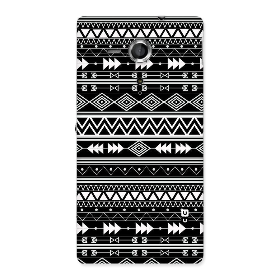 Black Aztec Creativity Back Case for Sony Xperia SP