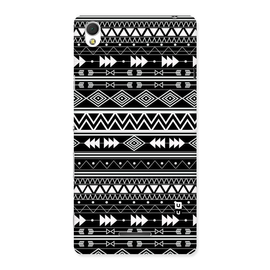 Black Aztec Creativity Back Case for Sony Xperia T3