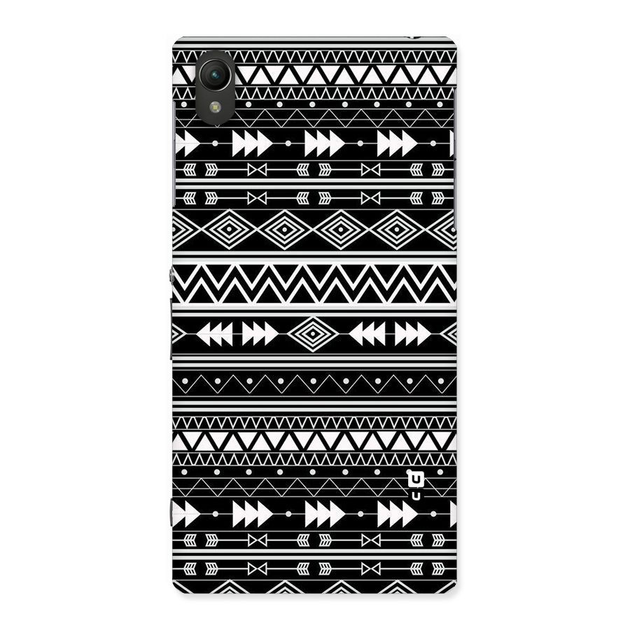 Black Aztec Creativity Back Case for Sony Xperia Z1