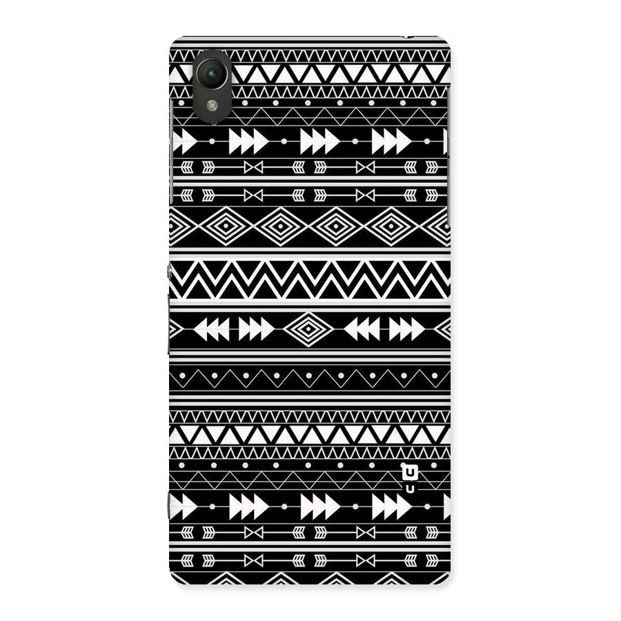 Black Aztec Creativity Back Case for Sony Xperia Z2