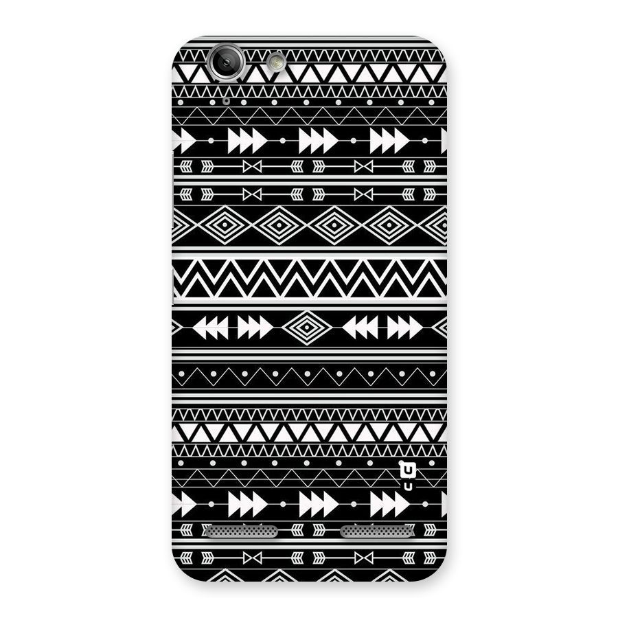 Black Aztec Creativity Back Case for Vibe K5 Plus