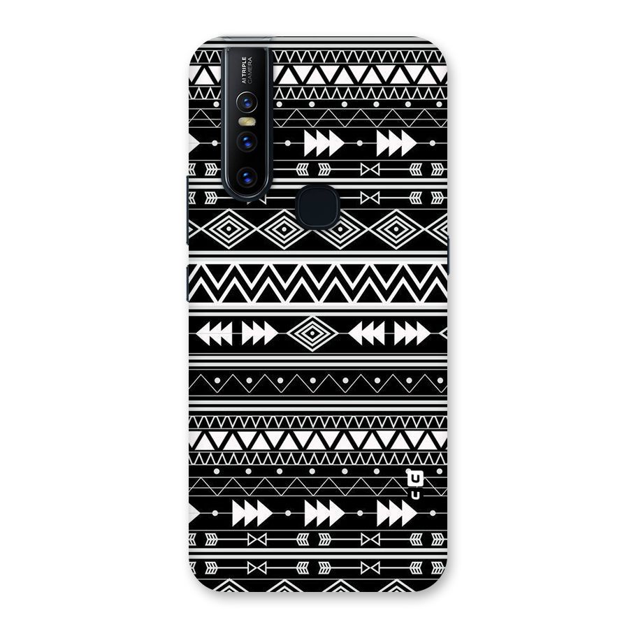 Black Aztec Creativity Back Case for Vivo V15