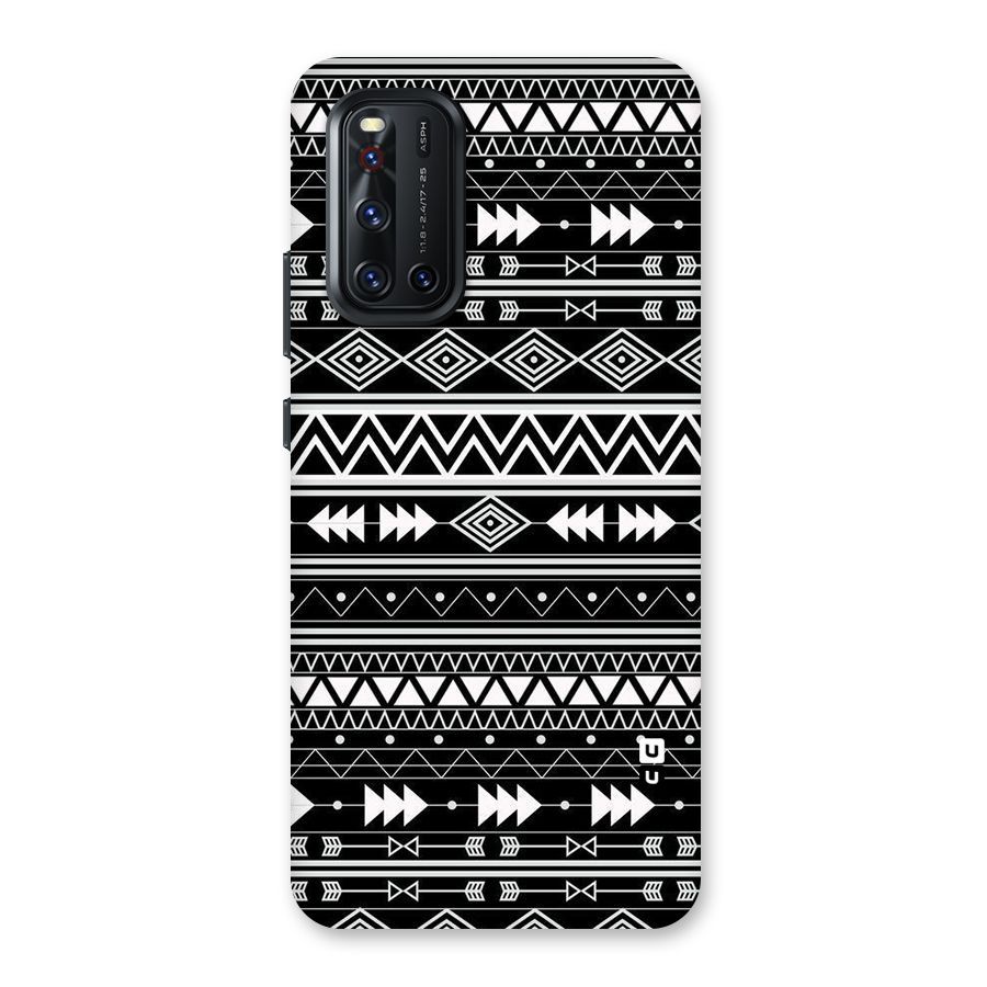Black Aztec Creativity Back Case for Vivo V19