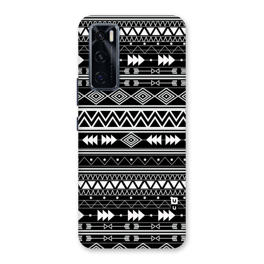 Black Aztec Creativity Back Case for Vivo V20 SE