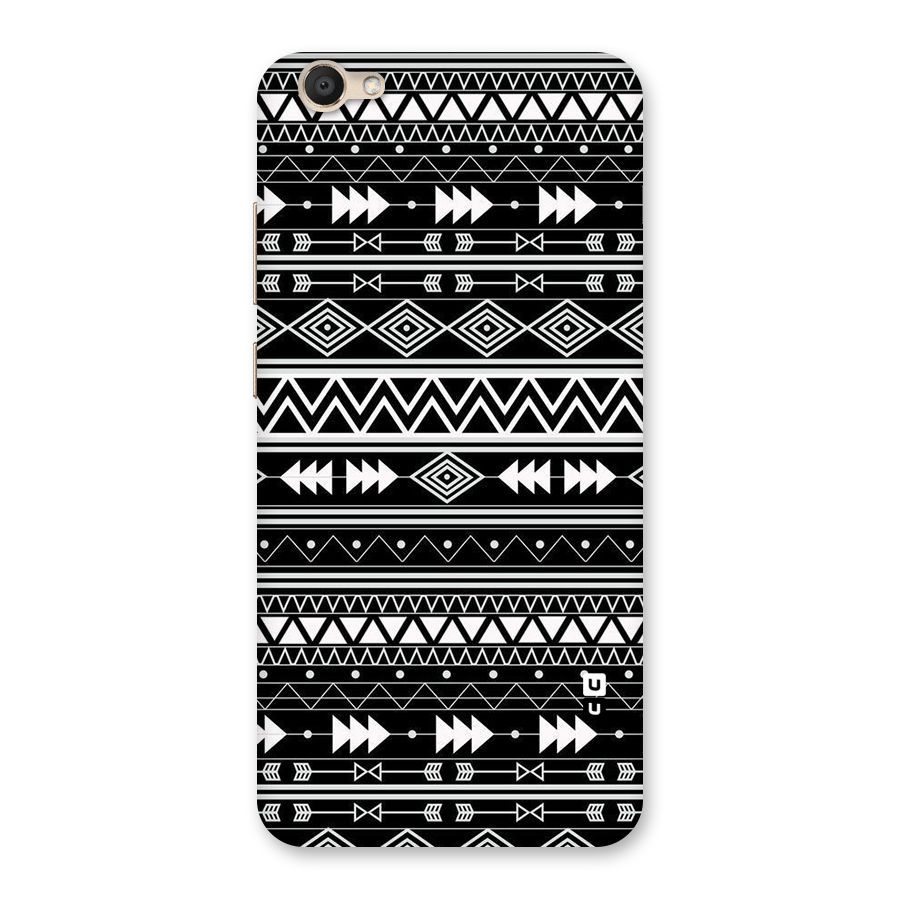 Black Aztec Creativity Back Case for Vivo V5