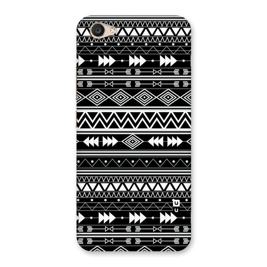 Black Aztec Creativity Back Case for Vivo V5 Plus