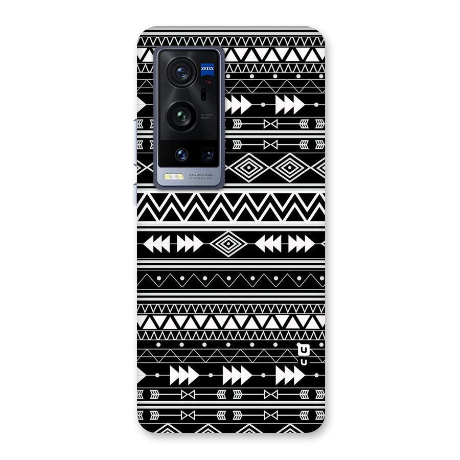 Black Aztec Creativity Back Case for Vivo X60 Pro Plus