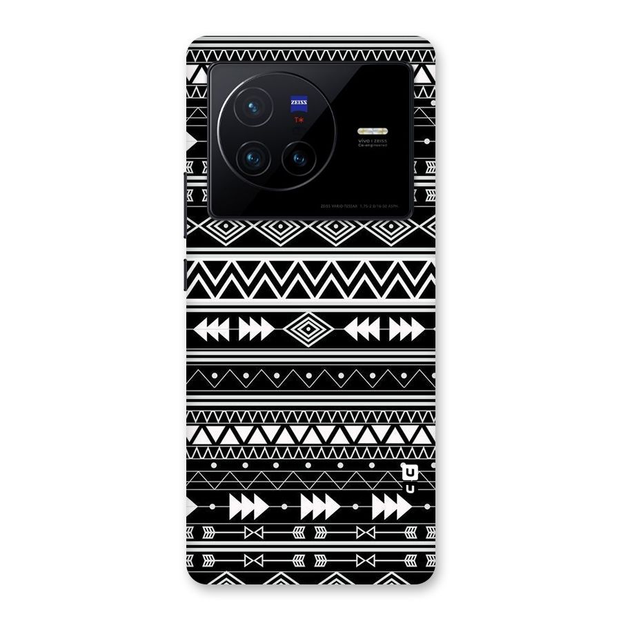 Black Aztec Creativity Back Case for Vivo X80