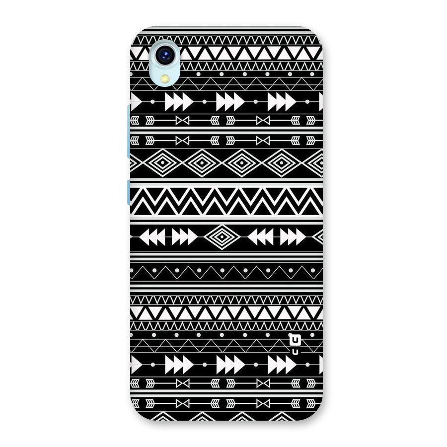 Black Aztec Creativity Back Case for Vivo Y1s