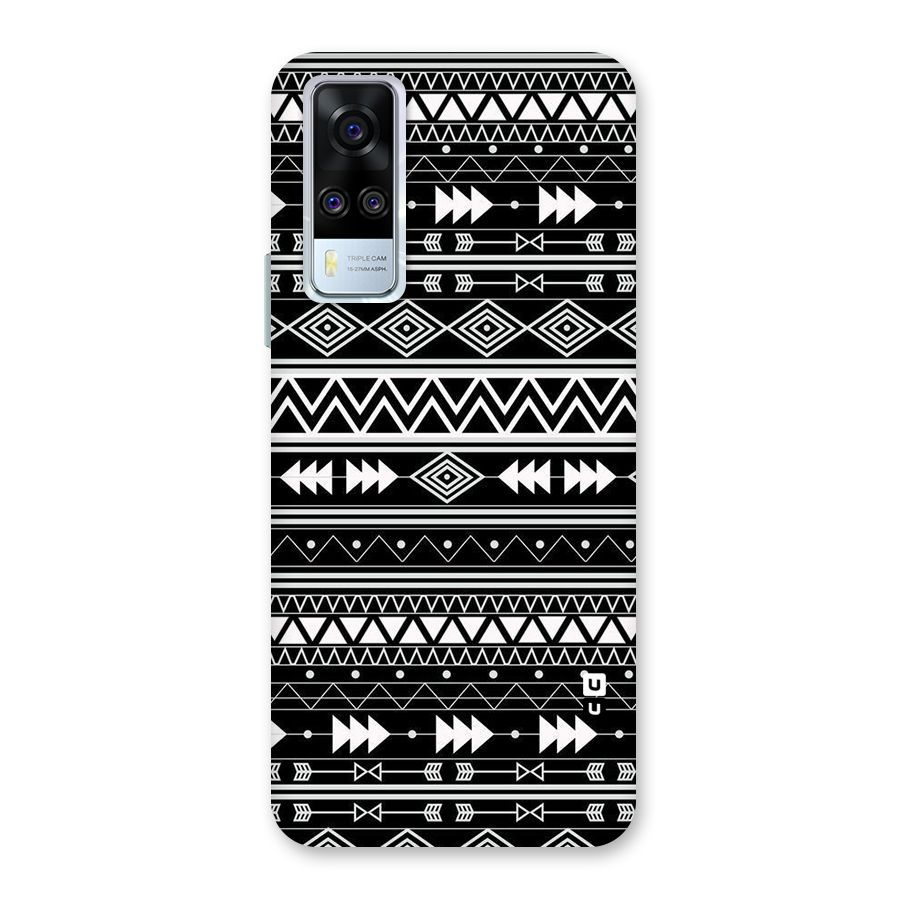 Black Aztec Creativity Back Case for Vivo Y31