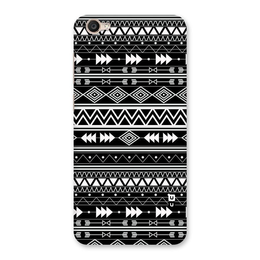 Black Aztec Creativity Back Case for Vivo Y55L