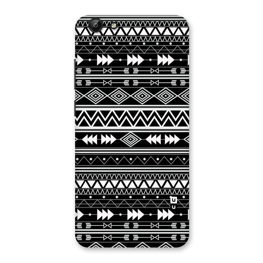 Black Aztec Creativity Back Case for Vivo Y69