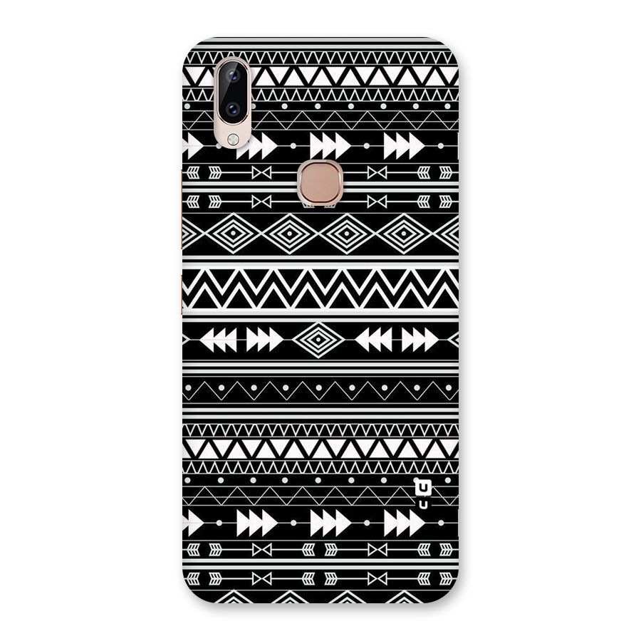 Black Aztec Creativity Back Case for Vivo Y83 Pro