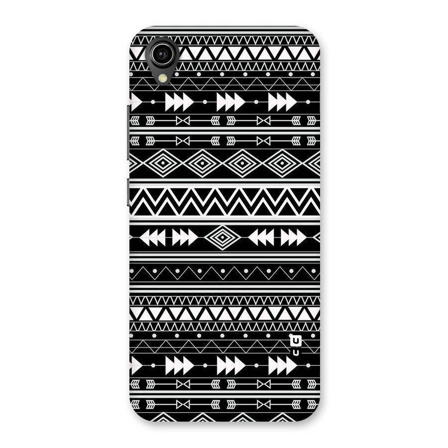 Black Aztec Creativity Back Case for Vivo Y90