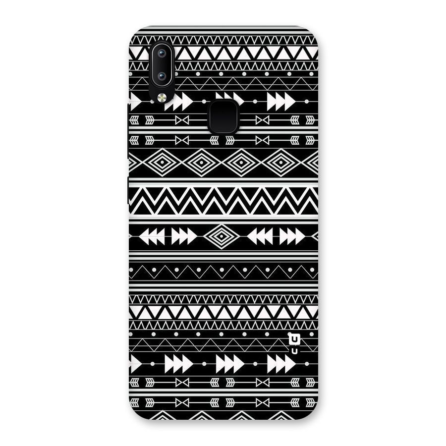 Black Aztec Creativity Back Case for Vivo Y93