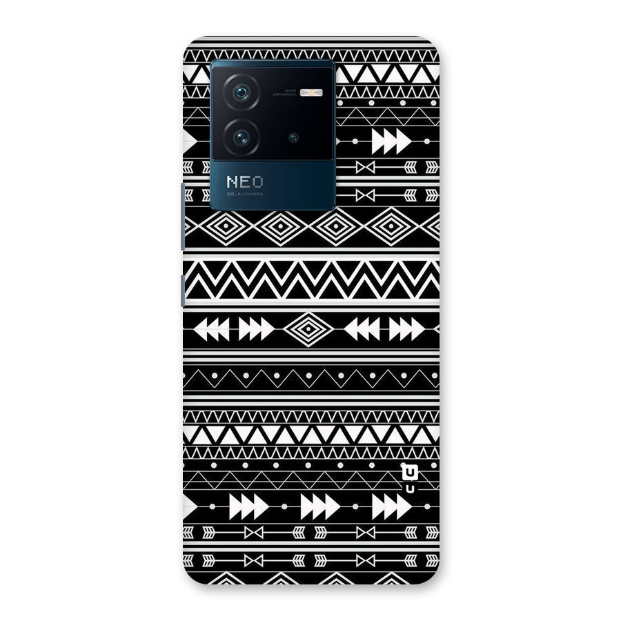 Black Aztec Creativity Back Case for Vivo iQOO Neo 6 5G
