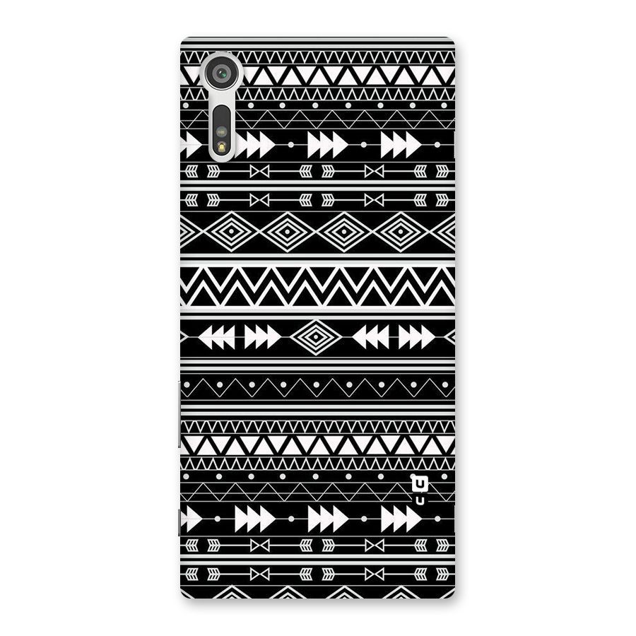 Black Aztec Creativity Back Case for Xperia XZ
