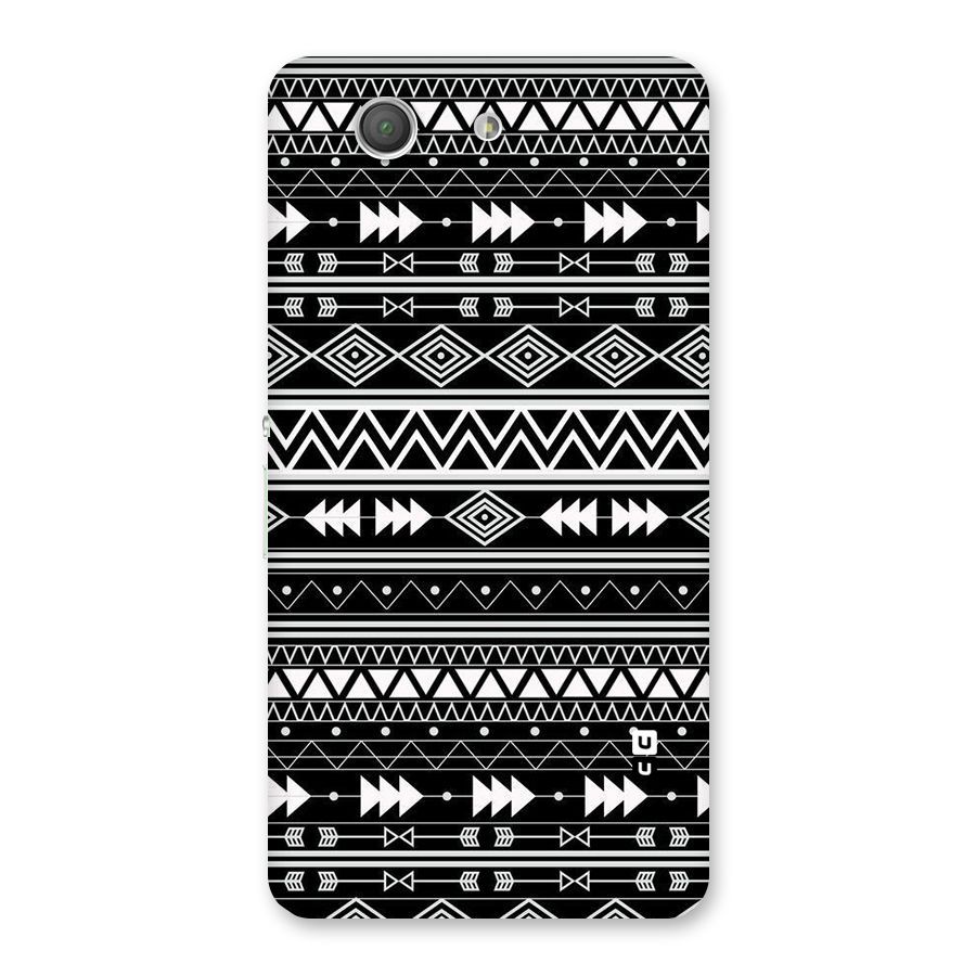 Black Aztec Creativity Back Case for Xperia Z3 Compact